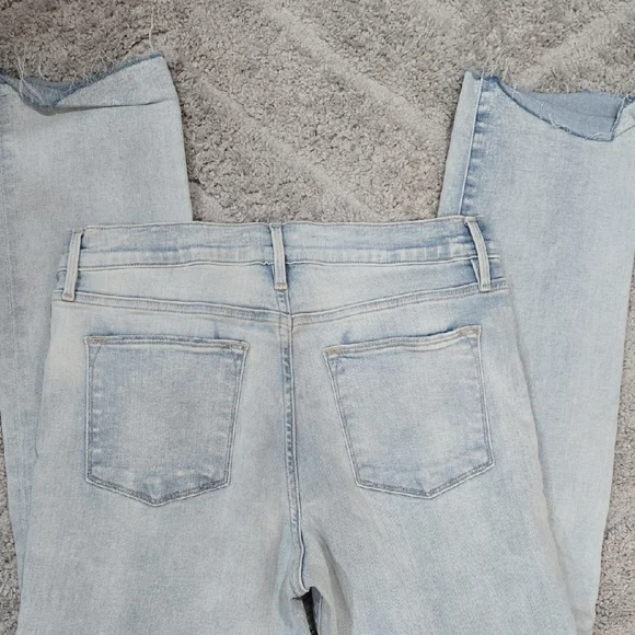 FRAME Light Wash Straight Leg Jeans - Picture 4 of 6